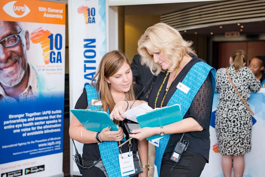 Images from the IAPB 10th General Assembly, Durban, October 2016 Images from the IAPB 10th General Assembly, Durban, October 2016