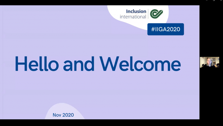 Inclusion International GA 2020, Virtual