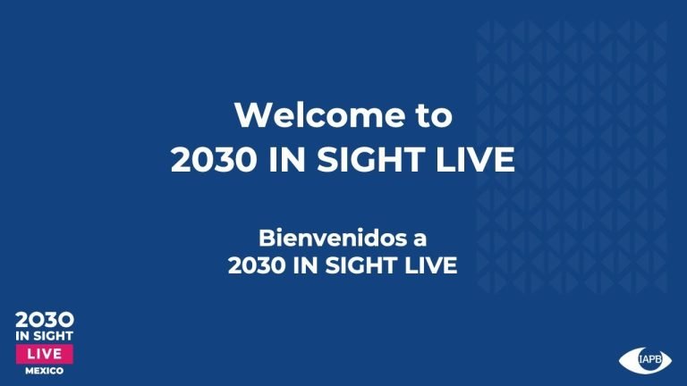 IAPB In Sight Live 2030 Mexico
